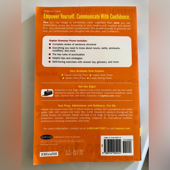 Kaplan Grammar Power ©2001 - Picture 4 of 5